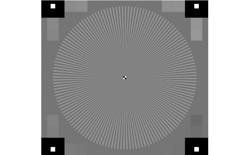 TE280-Q 紋理損失Chart圖（ISO 19567）